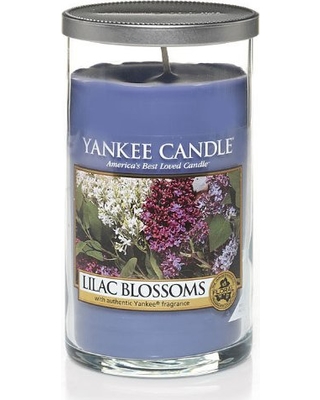 Yankee Candle - Lilac Blossoms Medium Pillar Jar - TheStore91